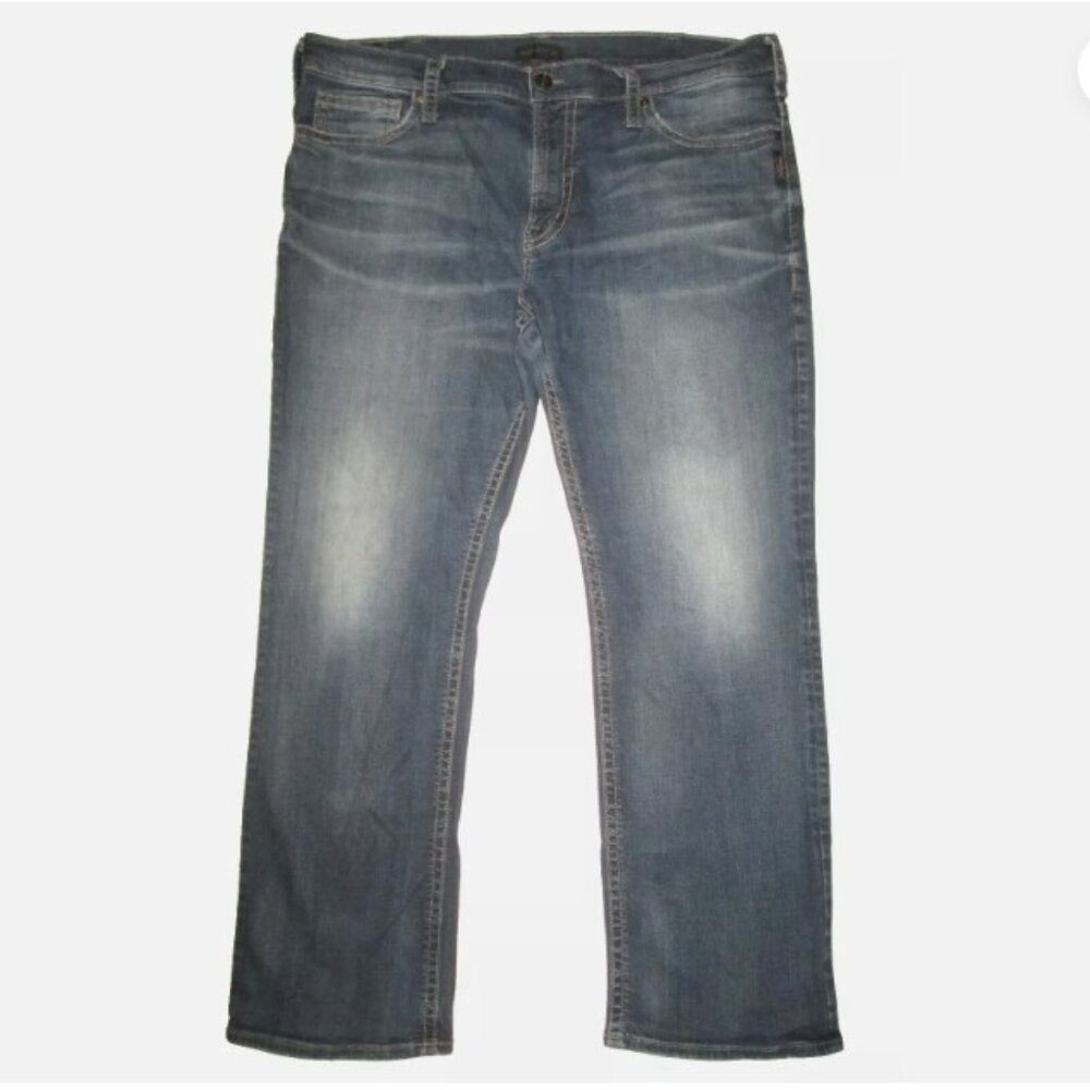 Silver Zac Relaxed Boot Jeans Men's 40x32 - Measures 40x31